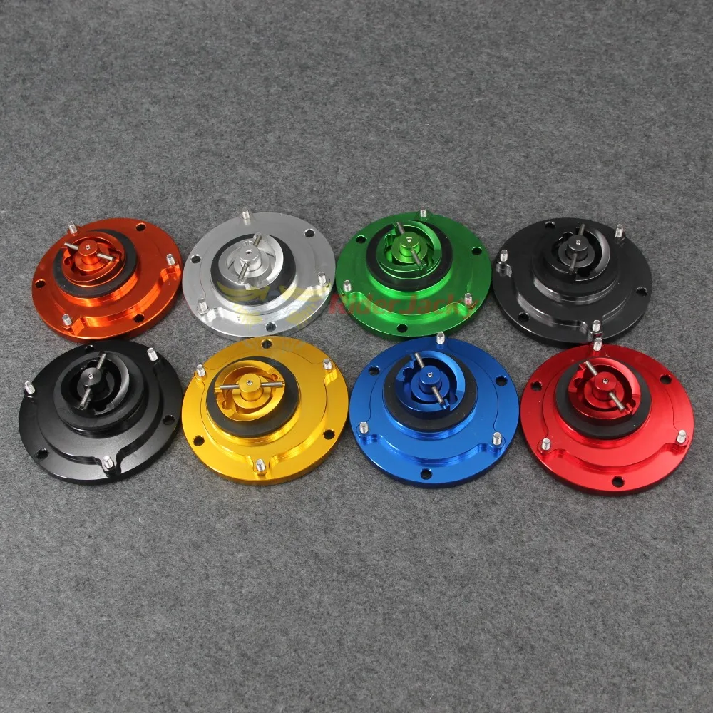 For Aprilia RS125 RS 125  (6 HOLES) All Years Motorcycle Keyless Fuel Tank Gas Cap Cover