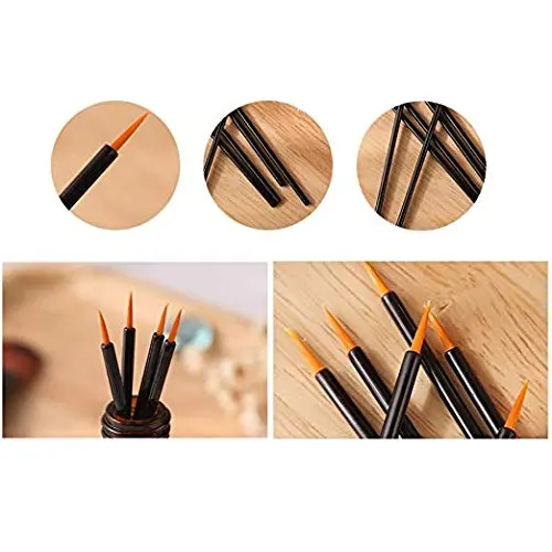 100 Stks/pak Wegwerp Eye Make-Up Eyeliner Borstels Eyeliner Liquid Wand Applicator Cosmetische Penselen Lip Liner Eye Makeup Tools