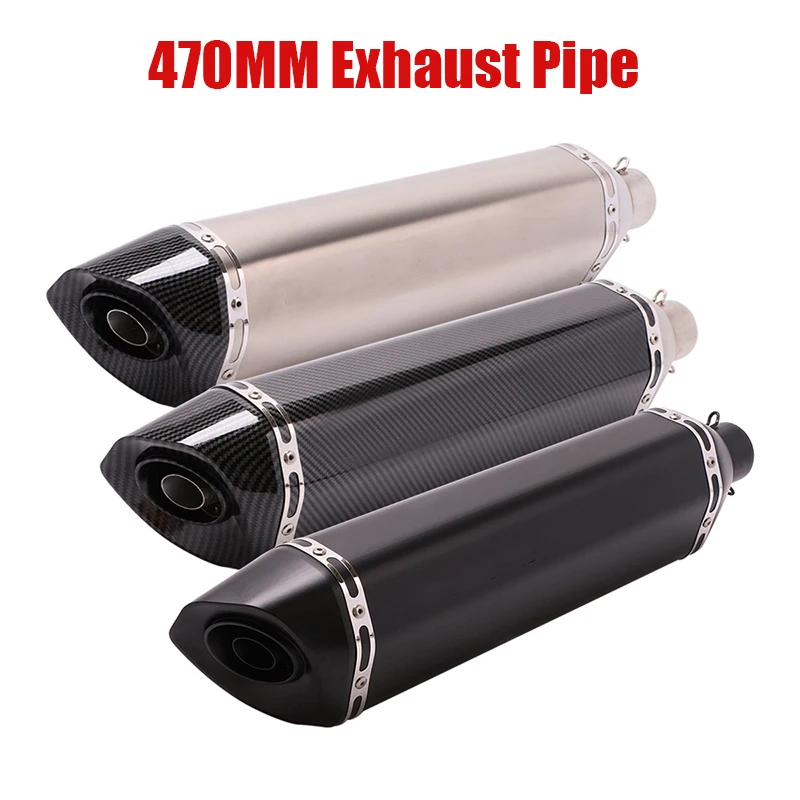 

38-51mm Universal Exhaust Baffle Pipe Muffler Tips With Silencer Removable DB Killer Escape Slip On Motorcycle Dirt Bike ATV