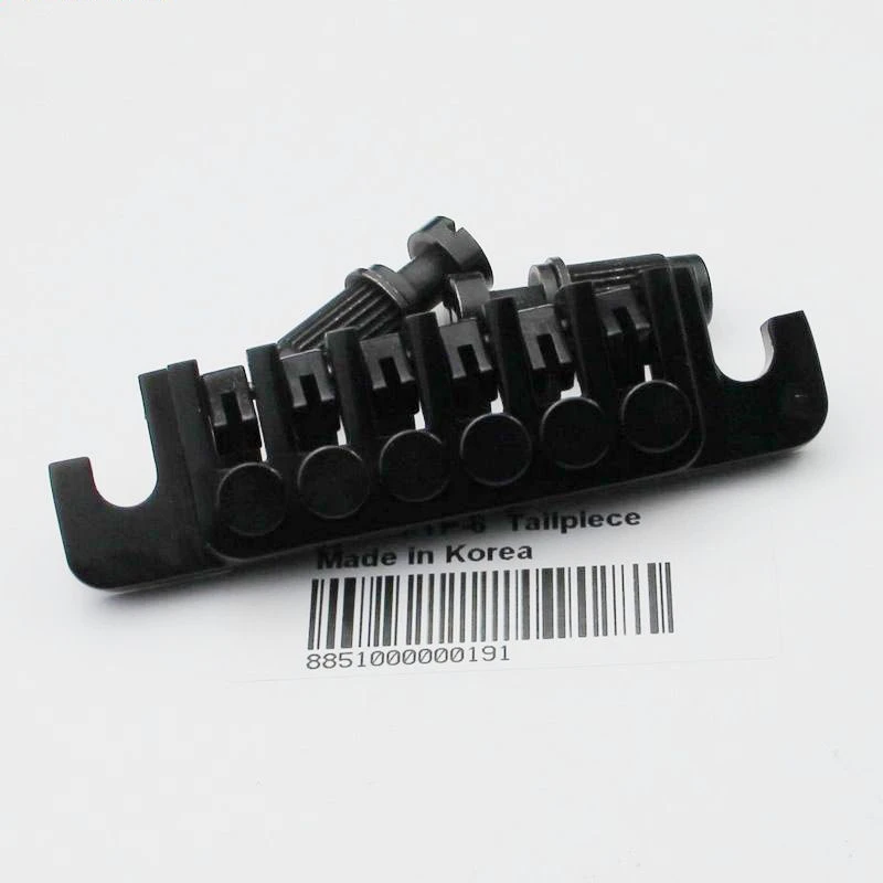 Guitar Bridge Tailpiece - Tune-O-Matic Bridges Replacement for EPI LP SG 6 String Electric Guitar (Black)