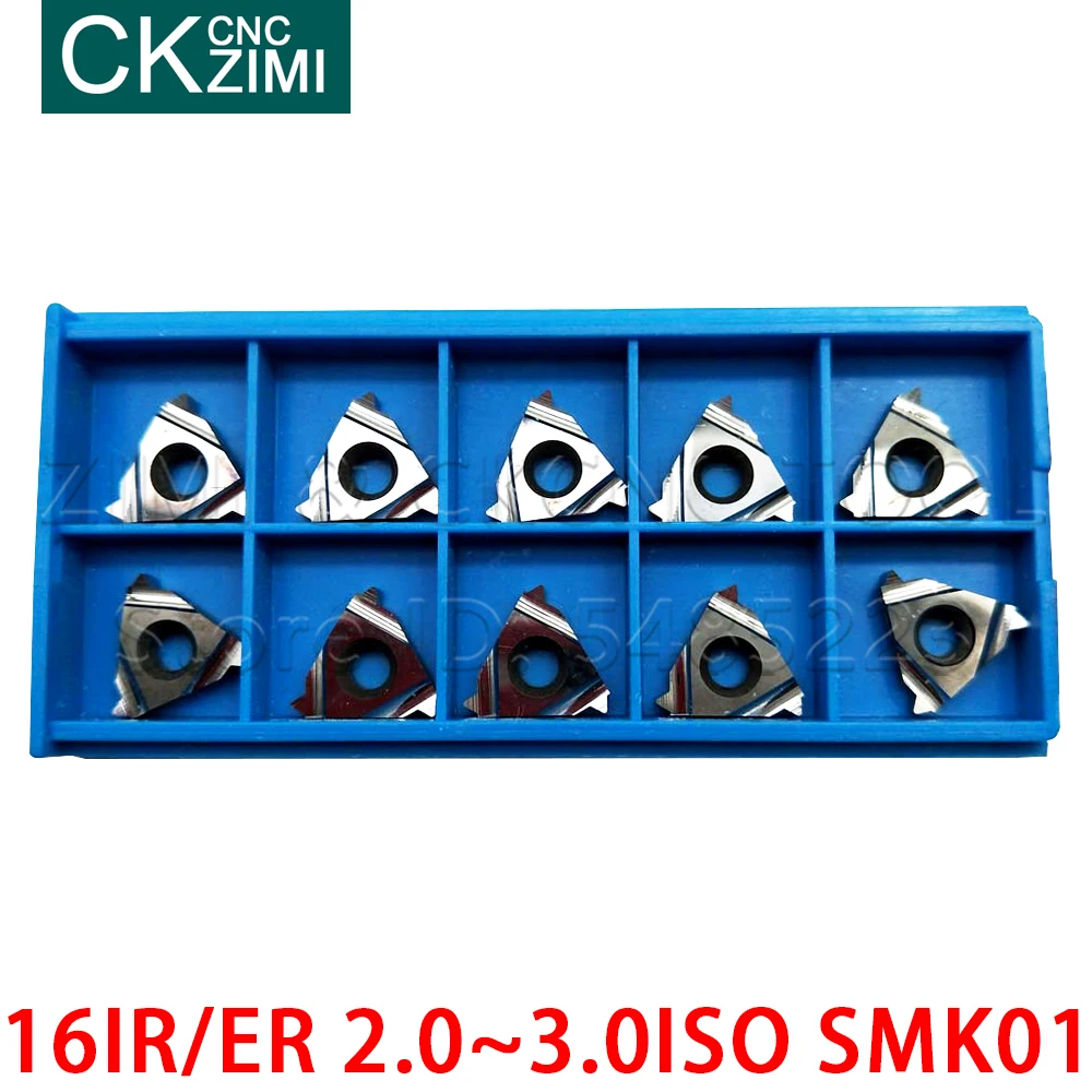 16IR 16ER 2.0ISO 2.5ISO 3.0ISO SMK01 Carbide Lắp Bên Trong Cùng Đường Chỉ May Dụng Cụ Xoay CNC Công Cụ Carbide Biến Lắp Cho Nhôm