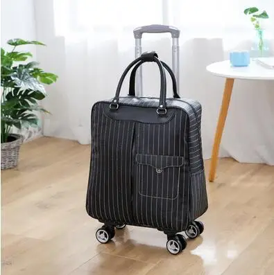 20 inchWomen Carry-on hand luggae Bag Travel Trolley Bags Rolling luggage Backpack Bag Women Cabin Travel Trolley Bags on wheels