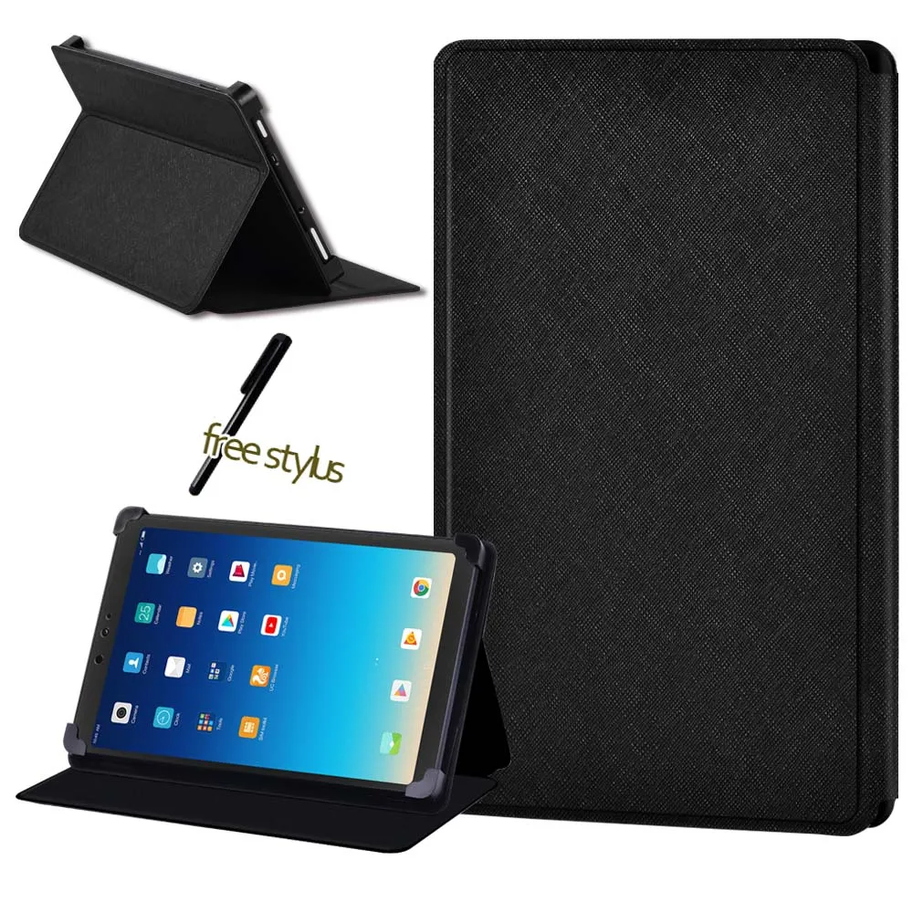 

Shockproof Tablet Case for Xiaomi Mi Pad 1/2/3/4 PU Stand Tablet Leather Cover Case+pen