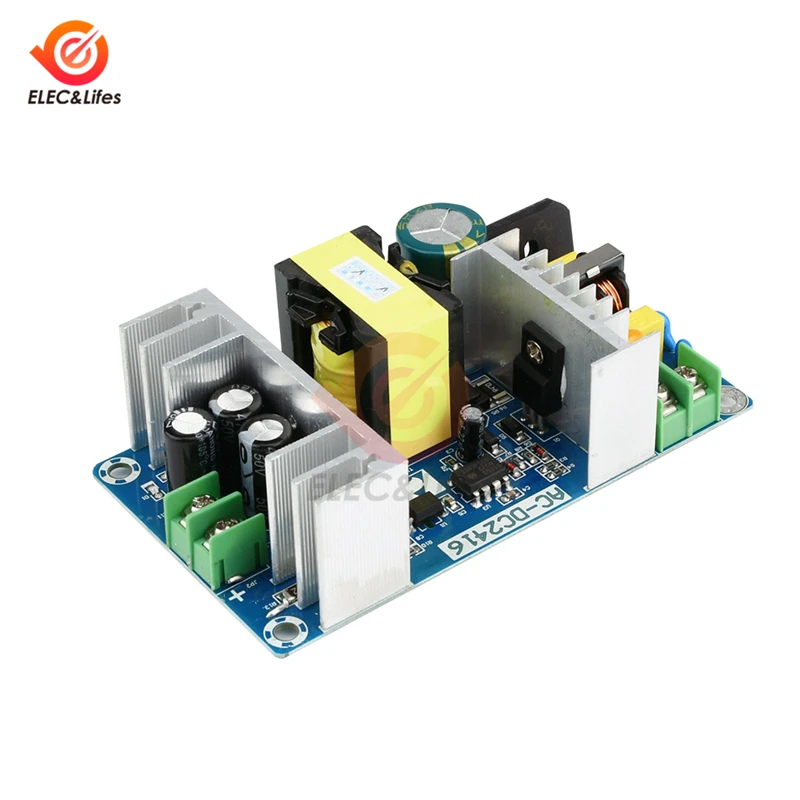 AC 100-240V to DC 24V 4A 6A 8A 100W 150W 240W Power Supply Module Board Switch AC-DC Switch Power Supply Board 50HZ/60HZ