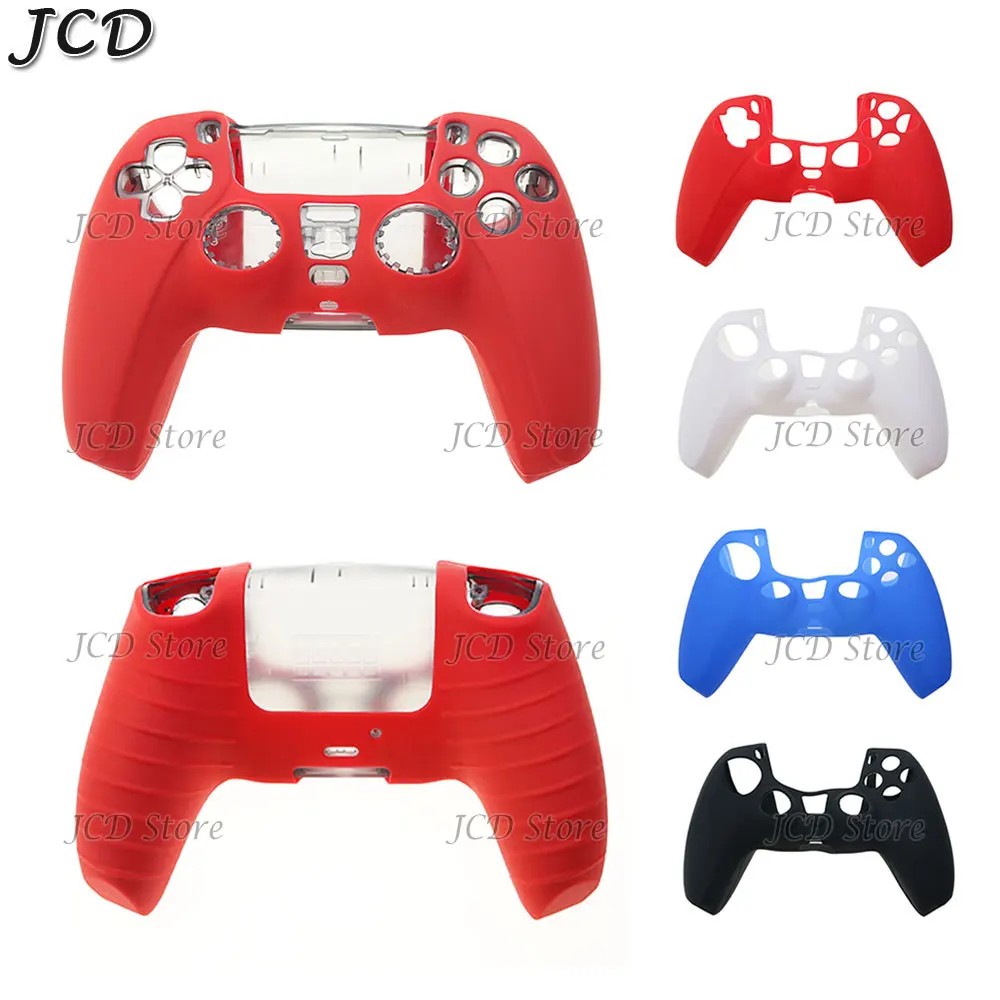 

JCD Soft Silicone Gel Anti Slip Skin Case Cover For PS5 Gamepad Protective Cover Protective Case Controller Case