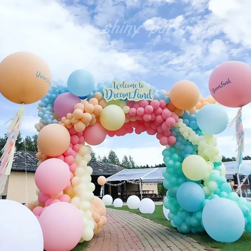 Matte Pure White Round Helium Balloons Art Shape Wedding Decoration Happy Birthday Party 5-36inch Multicolored Balloon