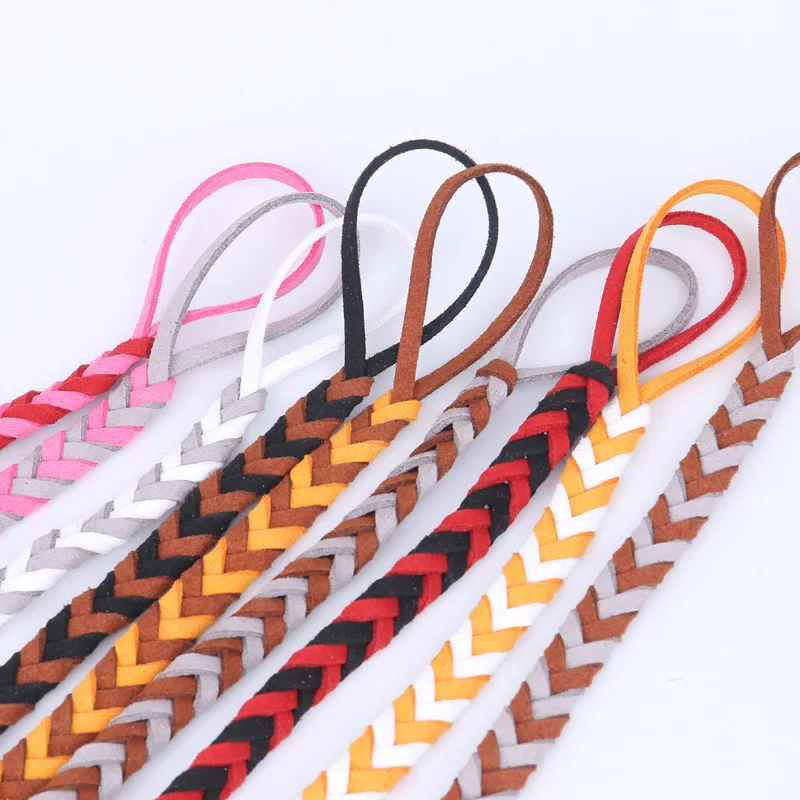 Hot Mixed Leather Braided Baby Pacifier Clip Chain Wooden Holder Chupetas Soother Pacifier Clips Leash Strap Nipple Holder