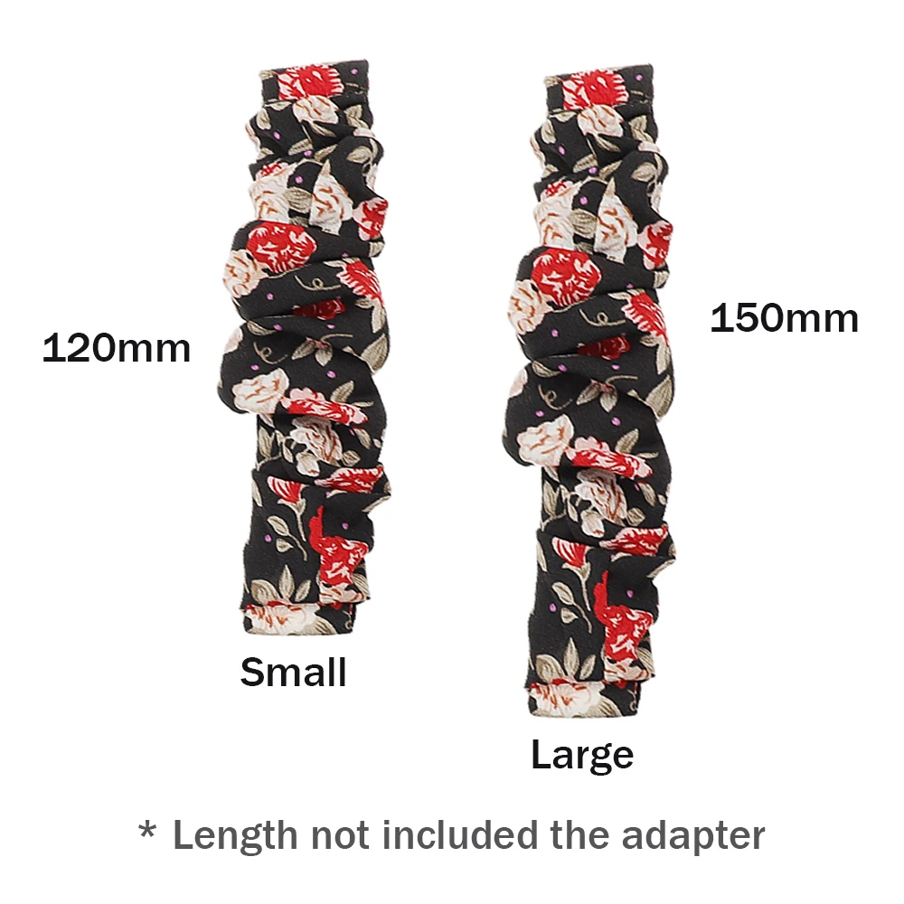 Women Sense Watchband for Fitbit Versa 3 4 Sense2 Bands Scrunchies Stretch Nylon Strap Bracelet Fabric Elastic Band Colorful