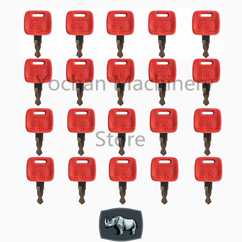 

20 Pcs For John Deere Tractor Ignition Keys OEM RE183935 RE43492 RE71557 High Quality