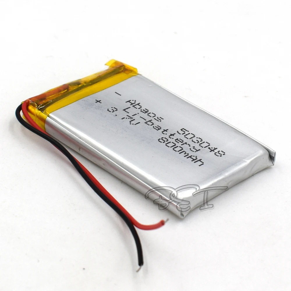 3.7V Rechargeable 800mAH 503048 Li-Polymer lithium ion Li-ion Battery for Toy GPS mp3 mp4 Speaker Reader Recorder Camera