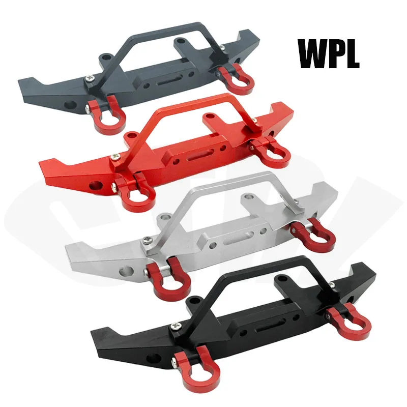 Metal Front Bumper, Suitable for WPL C14 C24 C24-1 1/16 MN D90 D91 MN96 MN99 MN99s 1/12 Remote Control Car Upgrade Parts