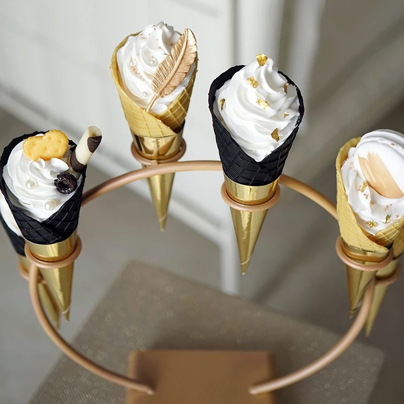 

1Pc Simulation Artificial Kitchen Wedding Fake Ice Cream Model Decoration реквизит для фотосъемки Food Photography Props Display