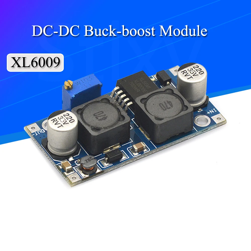 DC-DC XL6009 Auto Boost Buck regulowany moduł konwertera Step Up Step Down Solar 1.25-36V tablica napięcia przełącznik MOSFET DSN6000AUD