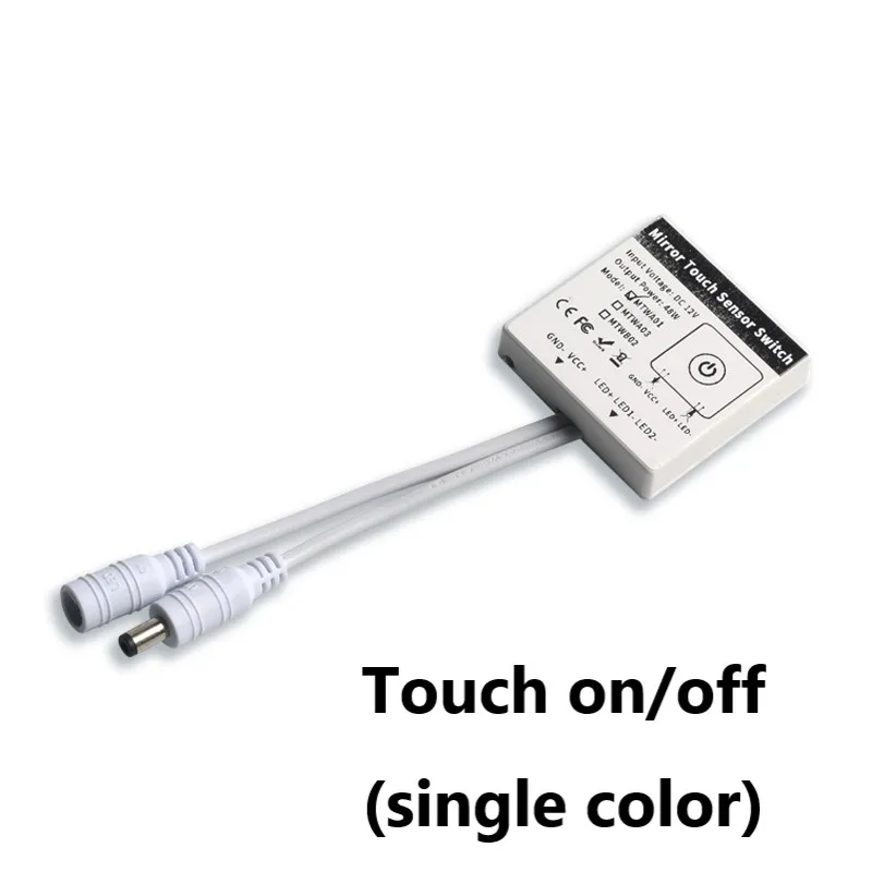 LED-Licht-Touch-Schalter 12V 24V 5A Ein-Knopf-Spiegellicht-Touch-Dimmsensor für Badezimmerspiegel – Detail 10
