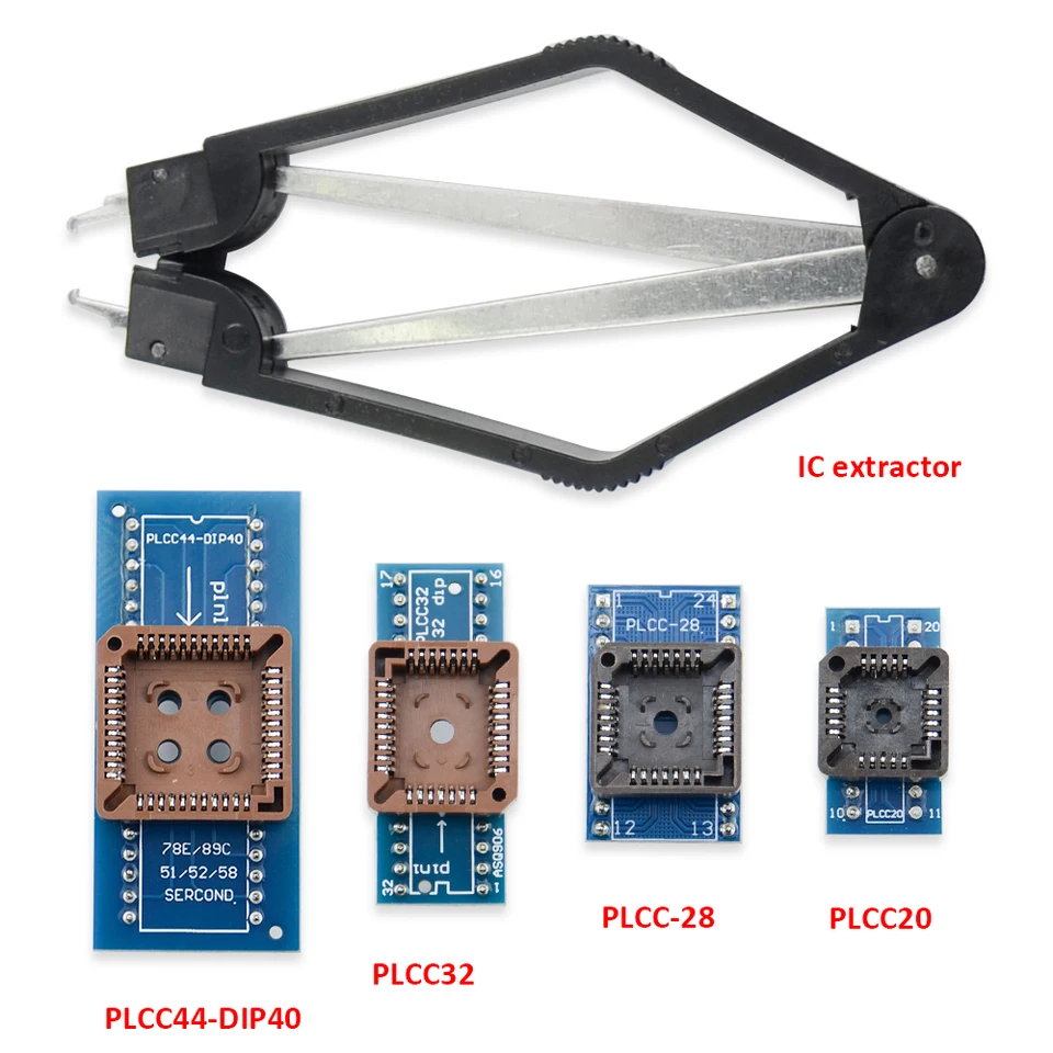 PLCC44 Auf DIP40 Adapter – Für TL866II/CS/A Und  Produktbild-Vorschau 2