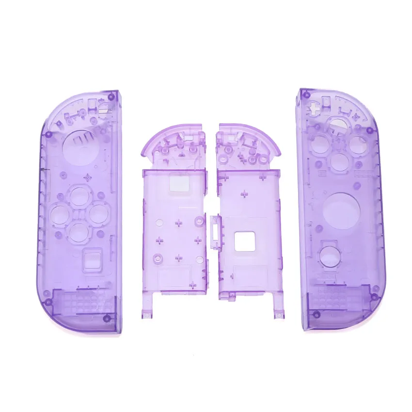 Cltgxdd สีโปร่งใสพลาสติกเปลี่ยนฝาครอบเคสเชลล์สำหรับ Nintendo SWITCH Joy-CON Controller ชุด