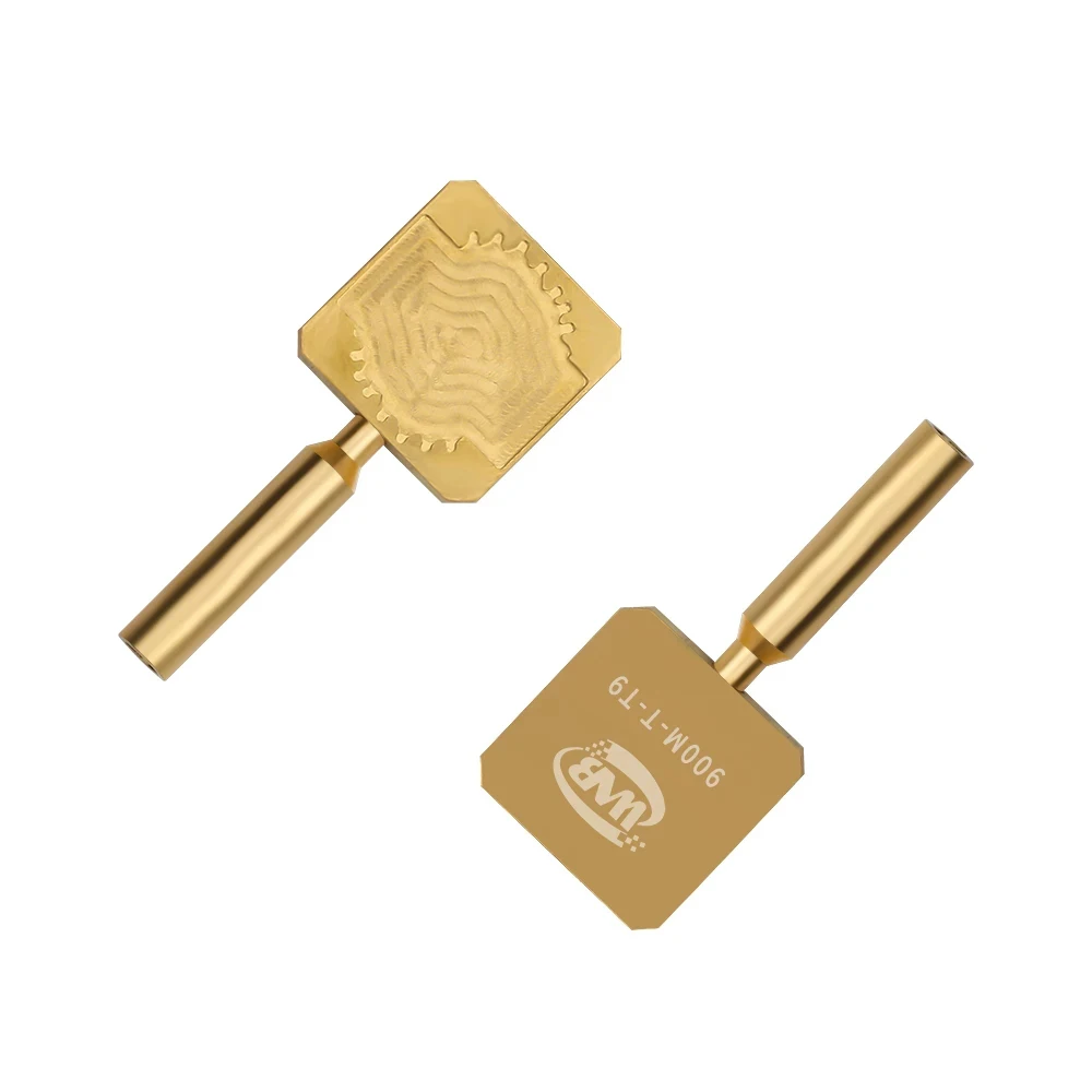 Czysta miedź platforma grzewcza końcówka lutownicy dla iPhone A8/A9/A10/A11/A12/A13/A14 CPU IC Chip pozycjonowanie narzędzia do usuwania kleju