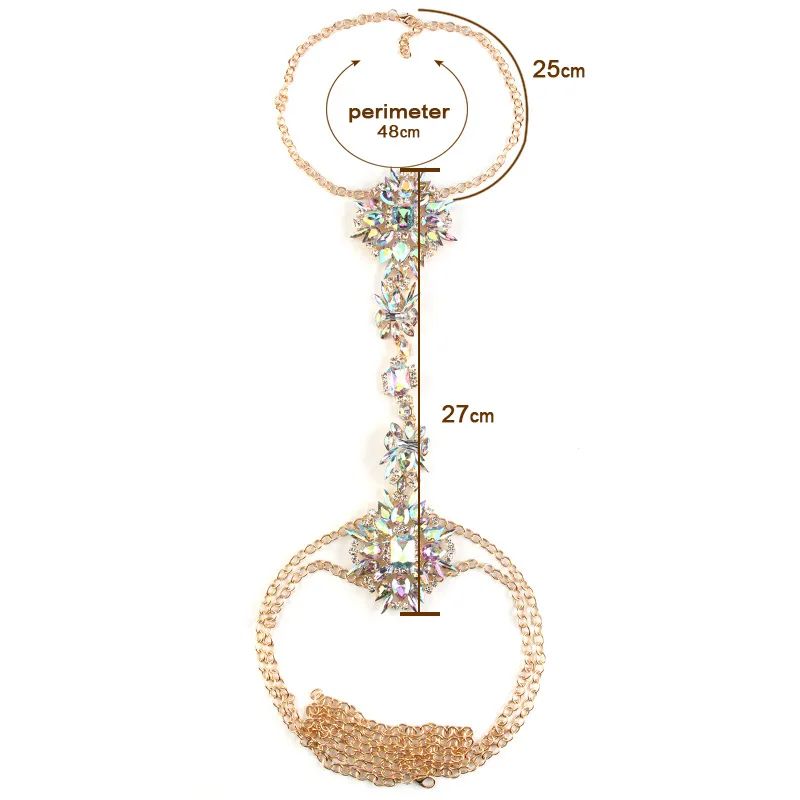 Fashion Women Necklace Luxury Crystal Rhinestone Flower Summer Beach Jewelry Accessories