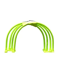 Attrezzatura per l'allenamento di calcio in materiale pvc di alta qualità all'ingrosso 4 pezzi obiettivo ad arco kid mini set di obiettivi per arco ad ostacoli da calcio mobile