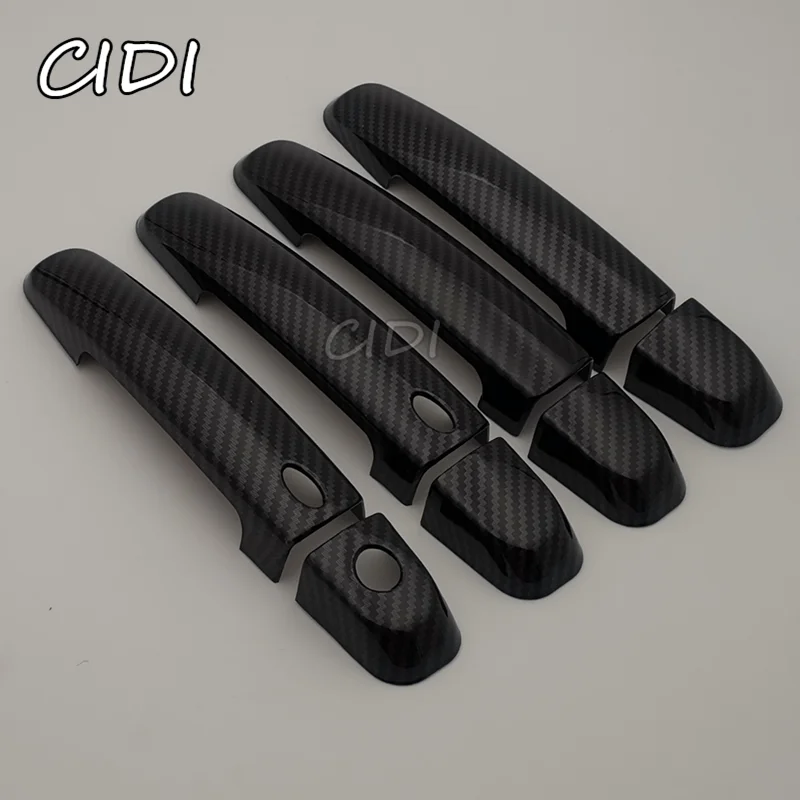 for Suzuki Swift 2004-2013 carbon fiber look Accessories Door Handle Covers 2005 2006 2007 2008 2009 2010 2011 2012 Car Styling