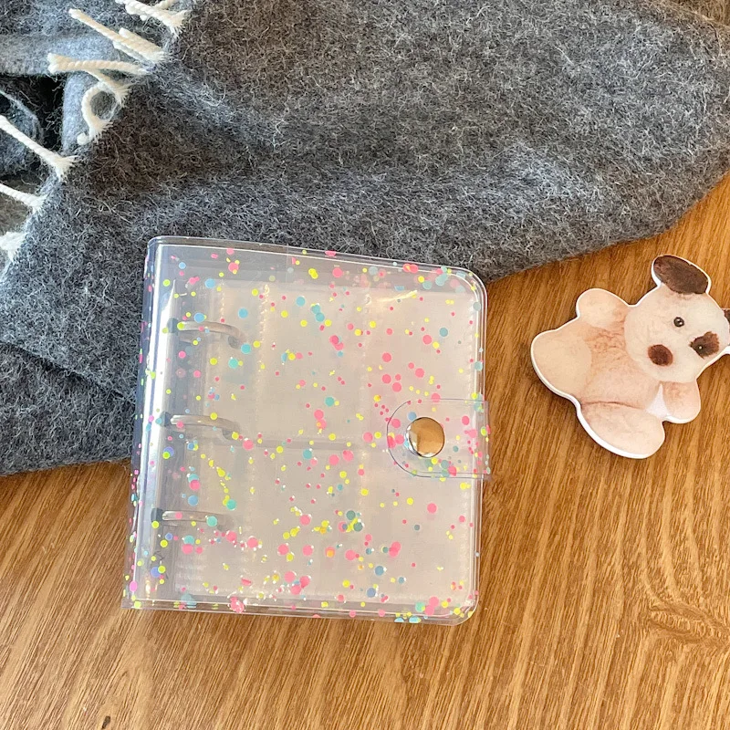 MINKYS Neue Ankunft Kawaii Bling Stern 1/2/3 zoll Kpop Photocards Sammeln Buch 3 Ringe Bindemittel Karten Organizer Buch Schreibwaren – Detail 8