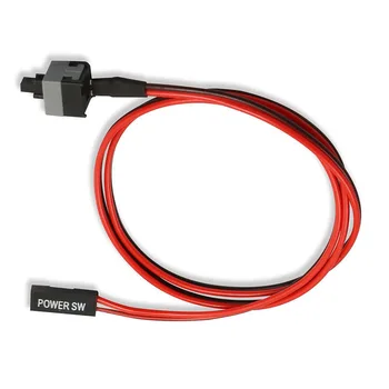 คอมพิวเตอร์สวิตช์รีเซ็ตสายเคเบิลจ่ายไฟ I/O สายเมนบอร์ด PC และสวิตช์ปุ่มเปลี่ยนสายเคเบิลสวิตช์ไฟที่เสียหาย