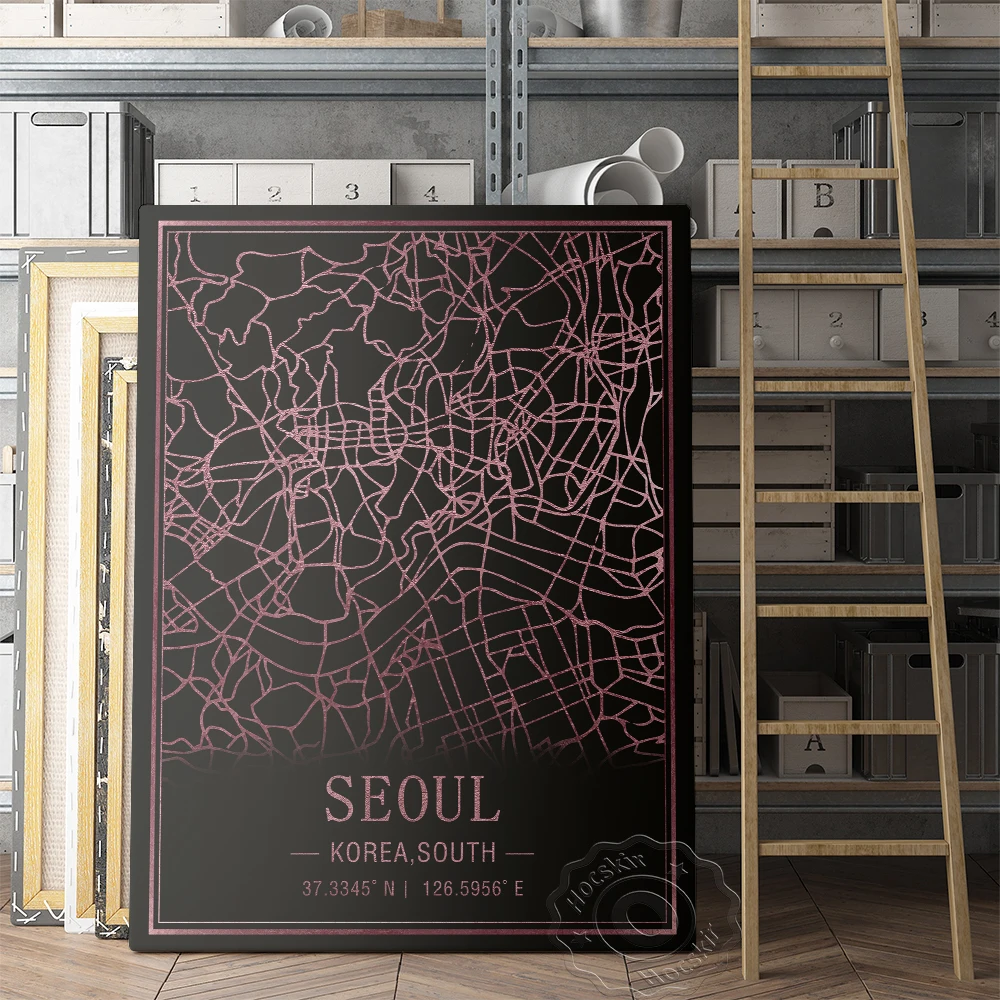سيول كوريا الجنوبية خريطة الفن - مراجعة South Korea Lifestyle وسعره