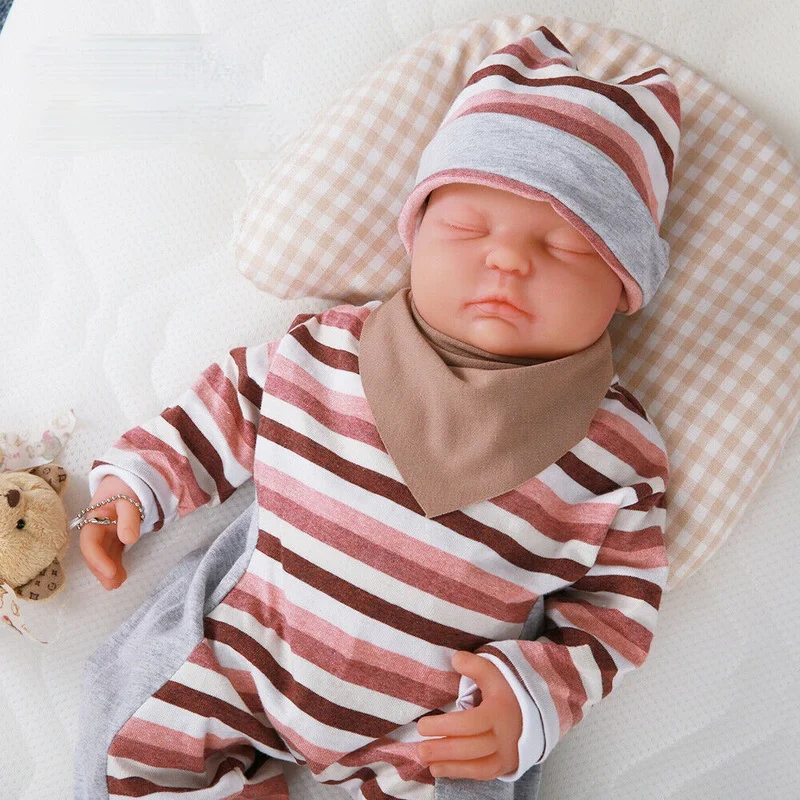 Realistic and Lifelike 18 Inch (47 Cm) Silicone Rebornpuppen Baby Doll Girl Handmade Doll 3700g