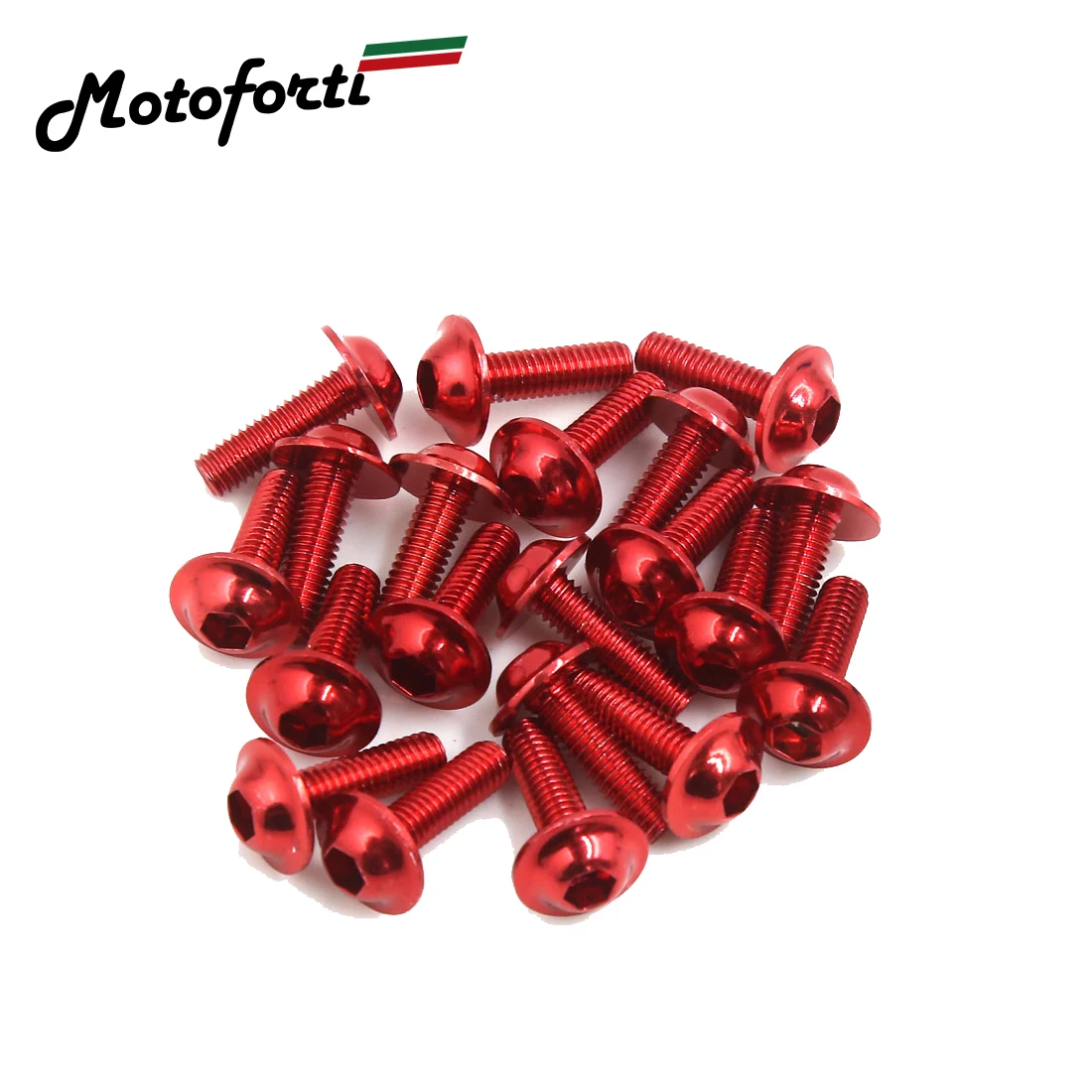 

Motoforti M6 x 20 Aluminum Alloy Motorcycle Hex Socket Head Bolts Screws License Plate Bolt Screw For Motorbike