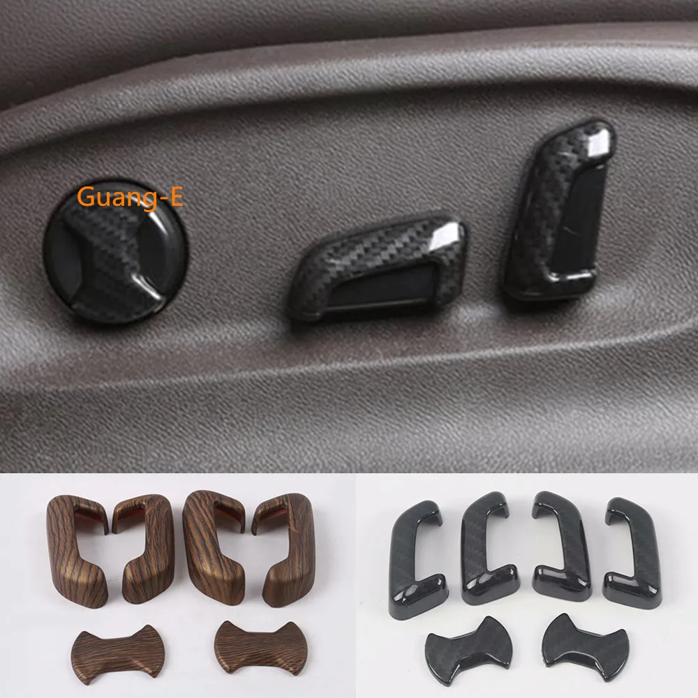 Car Inner Detector Seat Adjustment Adjust Knob Button Switch Frame Lamp For Volkswagen VW Tiguan L 2016 2017 2018 2019 2020 2021