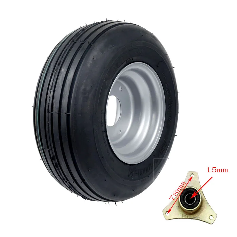 ATV Kading Electric Scooter 6-Inch Tire with Wheel Hub 13X5.00-6 Road Vacuum Tire 13X6.5-6