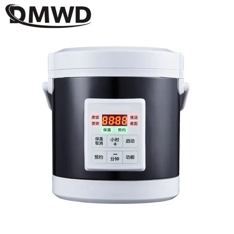 Dual-use Rice Cooker For Home and Truck 12-24V 220V Dual Voltage Micro Intelligence Multicooker Steamer Lorry Long-distance Trip