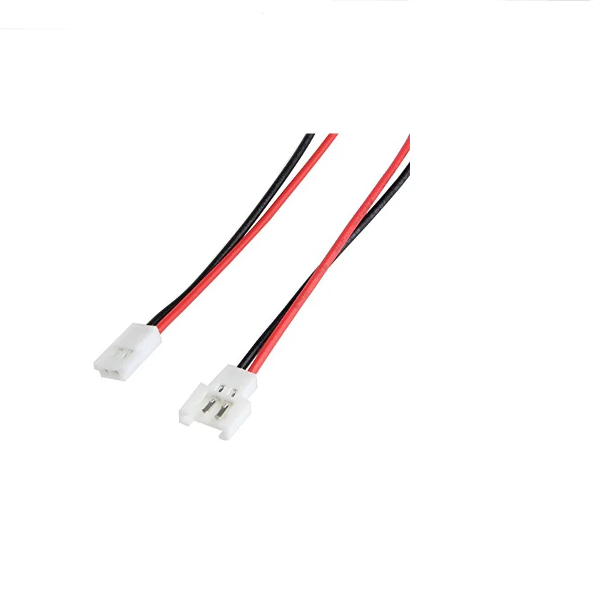 5/10 Mini Losi Style Pigtail Set  JST-DS LOSI 2.0MM 2-Pin Connector Plug Male Female with 26awg Wire 100MM for RC battery