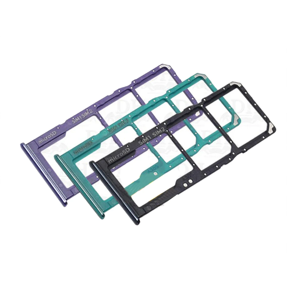 New For S amsung G alaxy A30s 2019 A307 Double SIM Micro SD Card TRAY Holder Parts