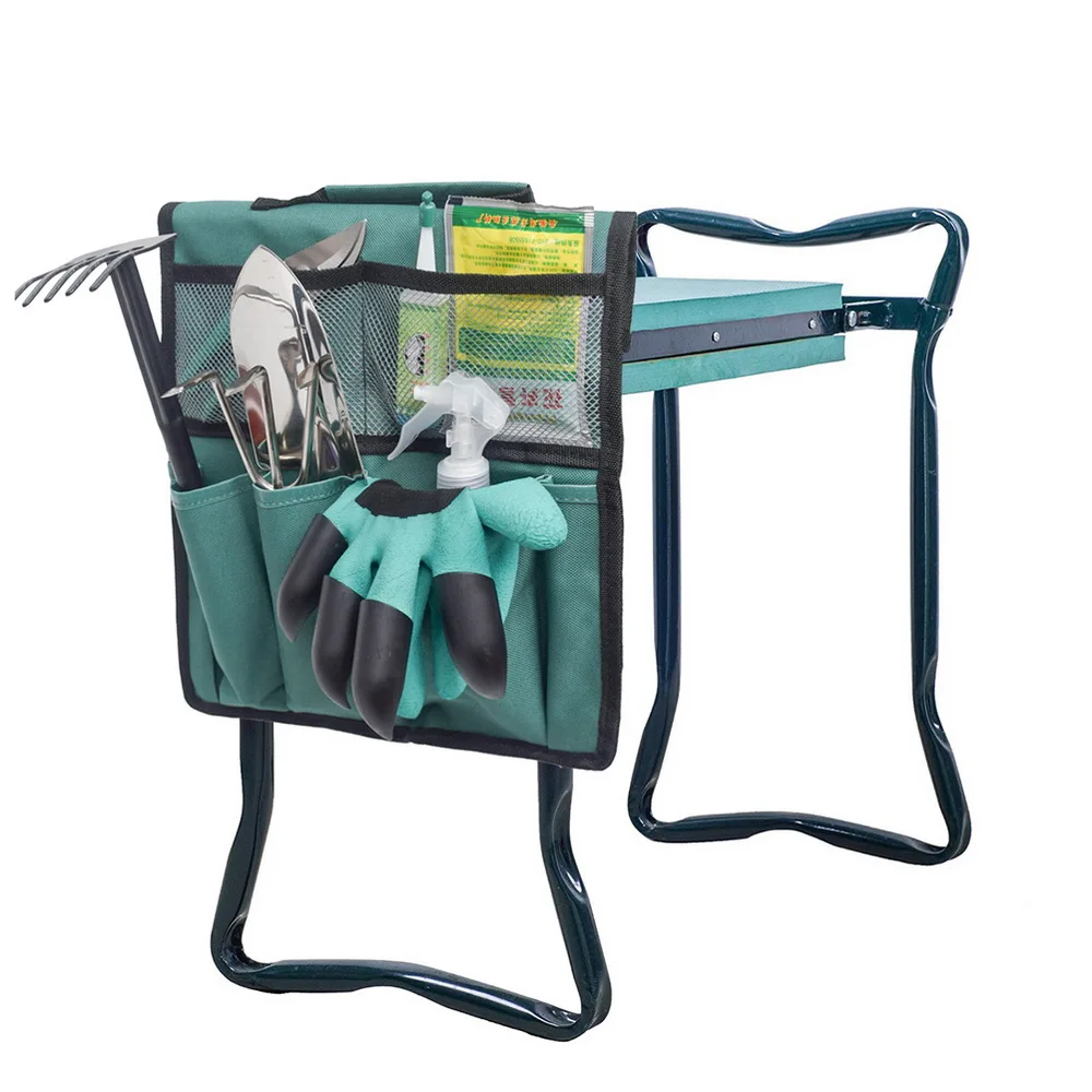 Portable Garden Kneeler Tool Bag Garden Tool Storage Bag Tool for Knee Stool Gardening Tools Cart Flatbed Storage bag Toolkit