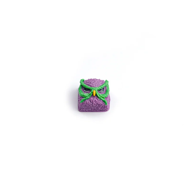 OWL Modelling Artkey Original Resin Keycaps Artisan Print Keycap 1X Manual Customized Stereoscopic Relief Keycaps For DIY Keycap