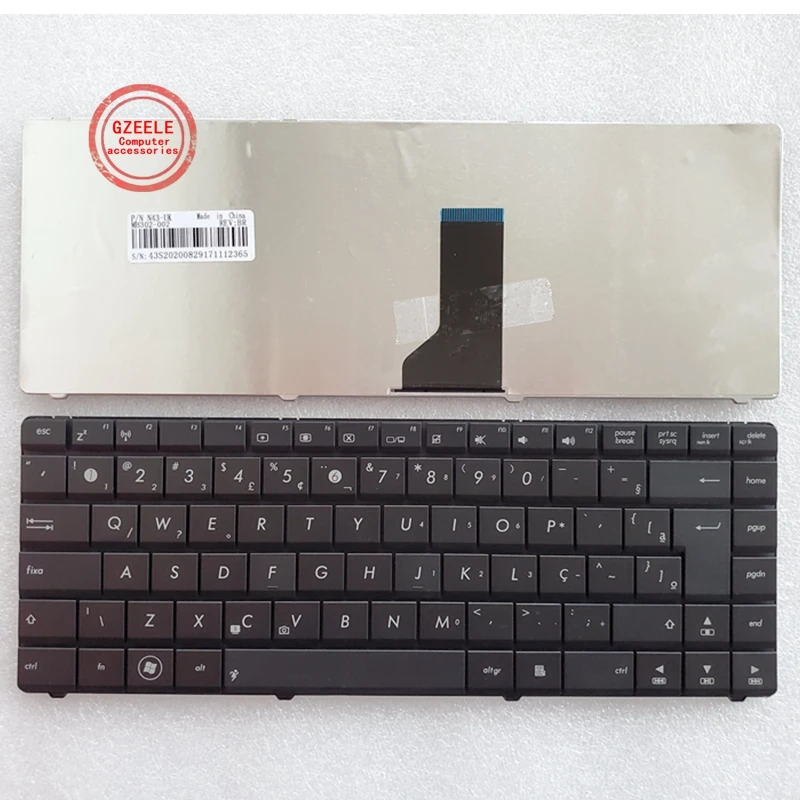 

Brazil laptop Keyboard for ASUS K42J X43 X43B A43S A42 K42 A42J X42J K43S UL30 N42 N43 B43 U41 K43S U35J UL80 BR Black keybaord