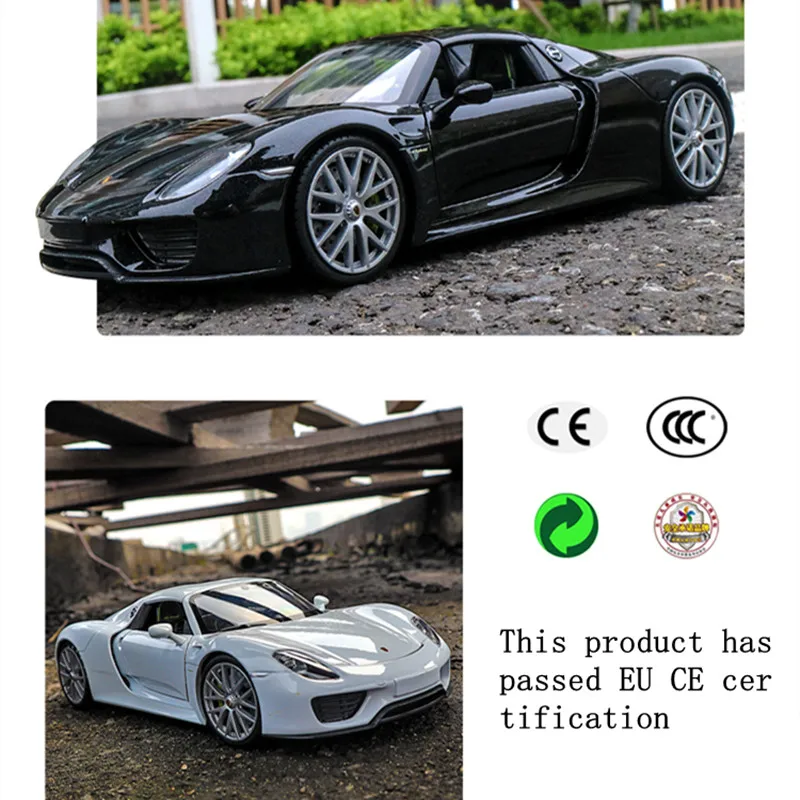 Bburago 1:18 Bugatti Chironจำลองรถเก็บของขวัญของเล่น