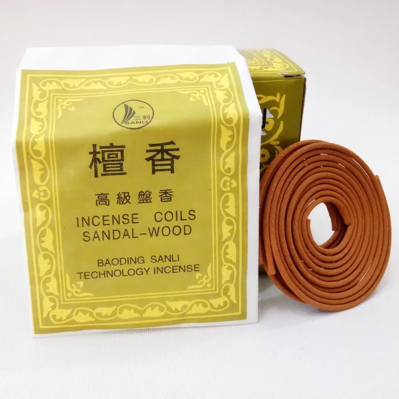 Natural Incense Coils Aromatherapy Home Indoor Sandalwood Aquilaria Artemisia Incenses