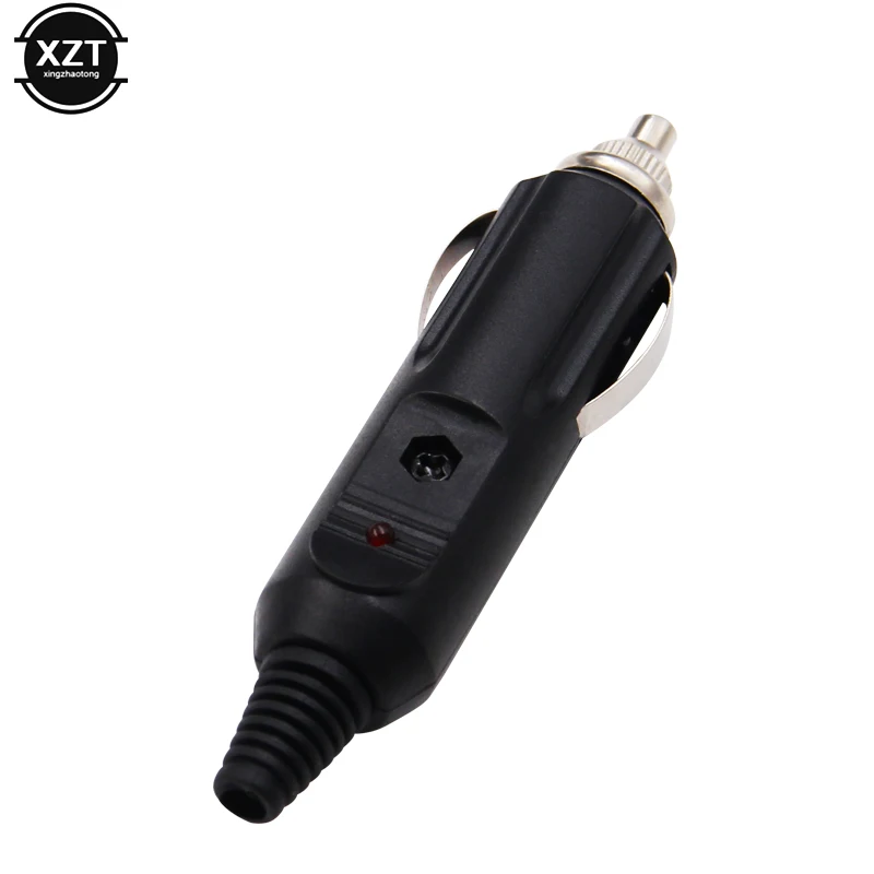 hot 12V 24V 10A Car Accessory Male Cigarette Lighter Socket Converter Plug plastic and metal