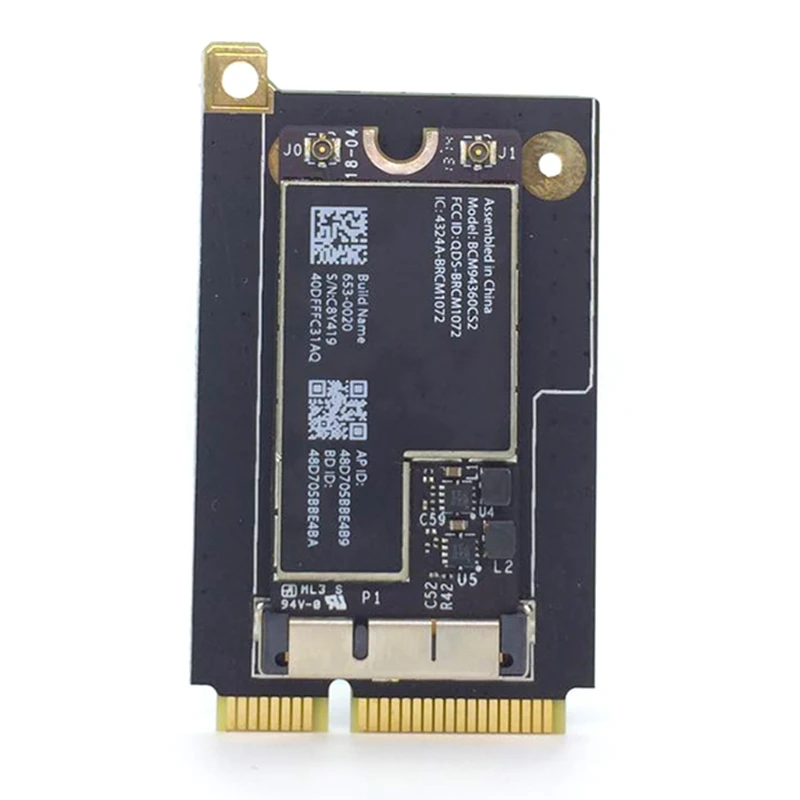 Mini PCI-E Express Adapter Converter 52-Pin Mini PCI-E Card for Broadcom BCM94360CD BCM943602CS BCM94360CS2 BCM94331CD BCM943224