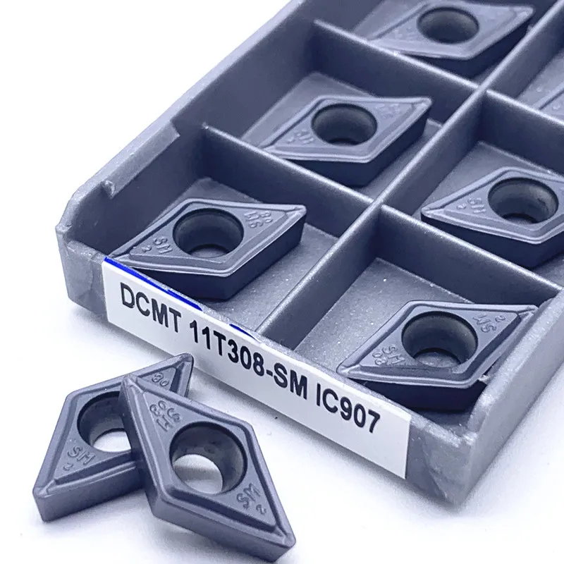 عالية الجودة DCMT11T304 DCMT11T308-SM IC907/IC908 الداخلية تحول أداة كربيد إدراج تحول أداة مخرطة تحول إدراج