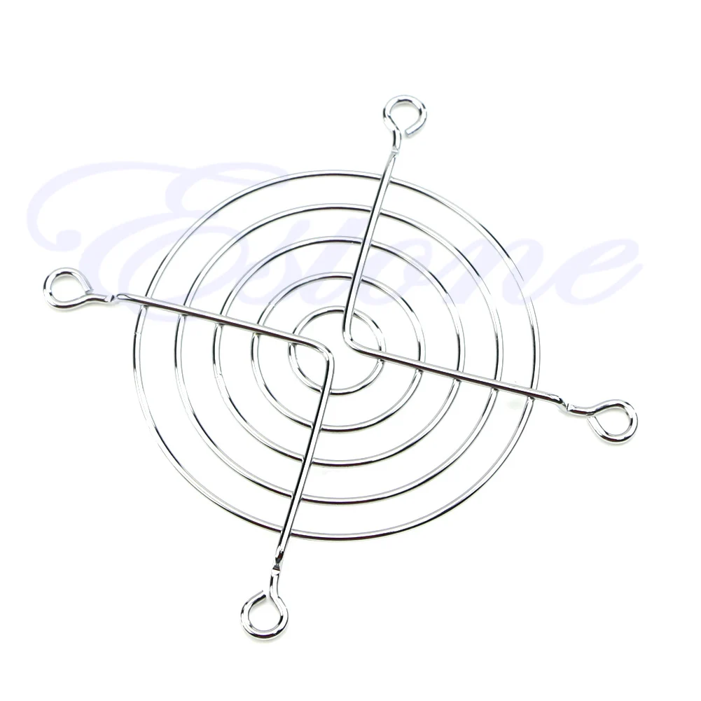 Mới Bán Kim Loại 80Mm Máy Tính Chrome Dây Quạt Nướng/Bao Da/Bảo Vệ Tấm Bảo Vệ 19QE