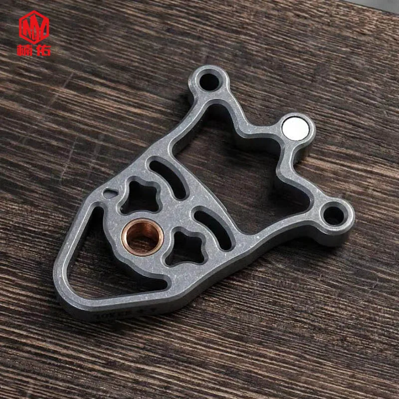 1PC Outdoor Multifunction Self-defense Tool EDC Portable Keychain Tool Pendant Titanium Alloy Joker Clown Bottle Opener