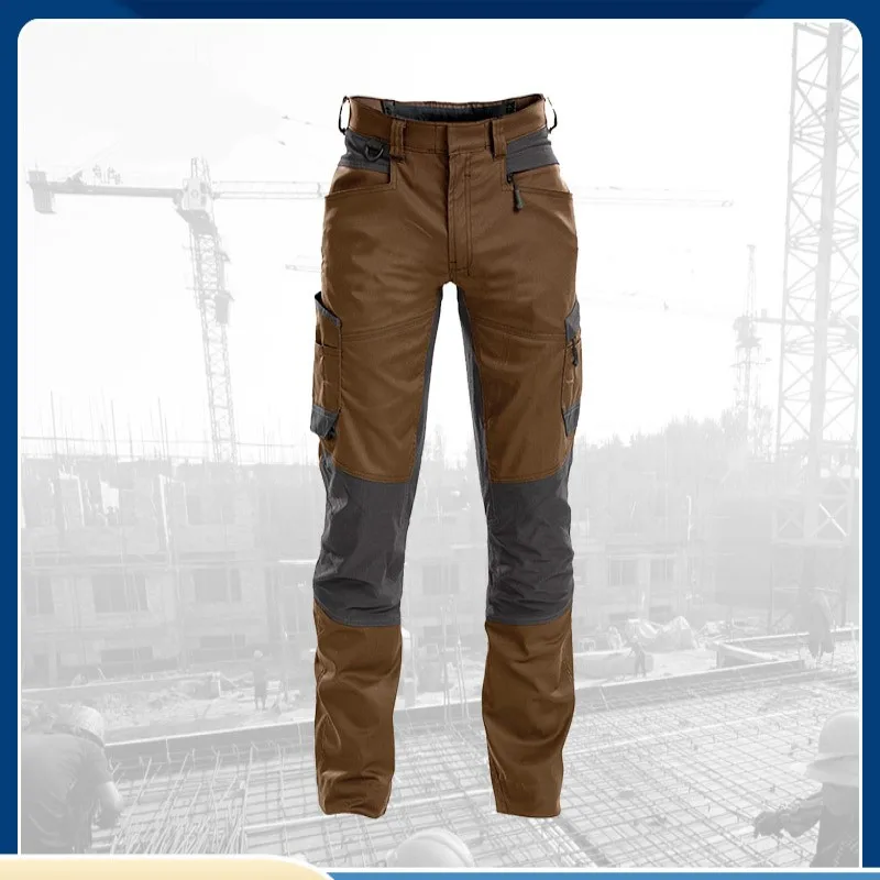 Men\'s Overalls New Men Cargo Pants Spring Cotton Baggy Trousers Pants Male Multi-pockets Casual Long Trousers Plus Size 42