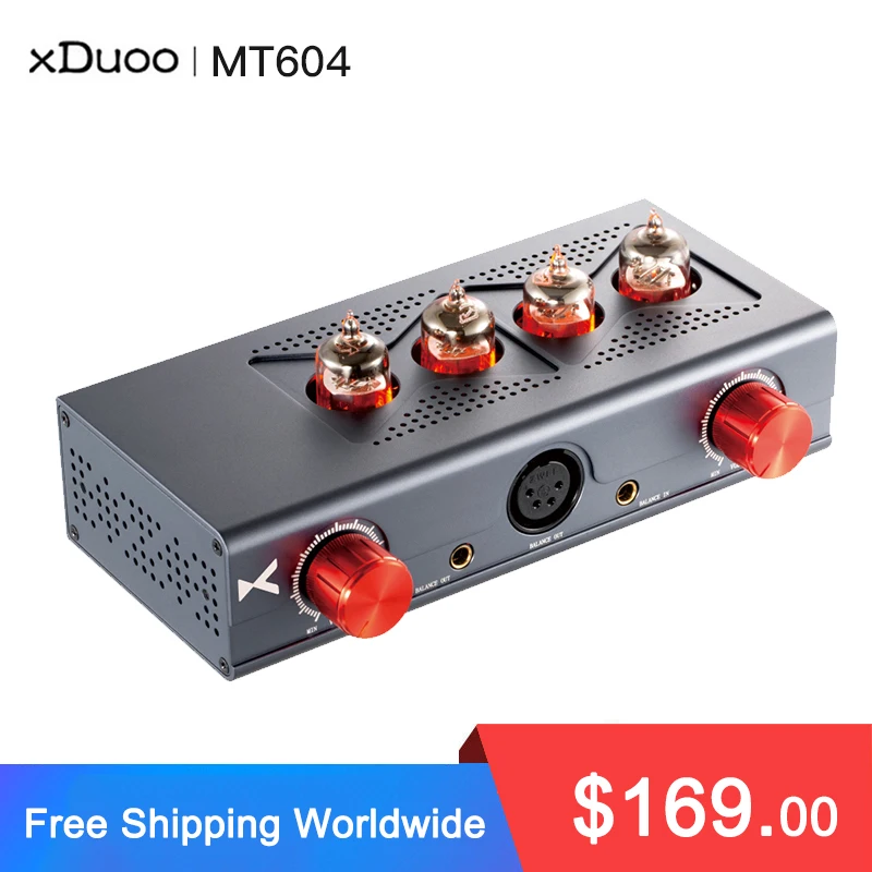 Усилитель для наушников XDUOO MT-604 сбалансированная труба 6J1 Предварительный усилитель XLR/4,4 мм сбалансированный вход/выход трубка + транзистор...