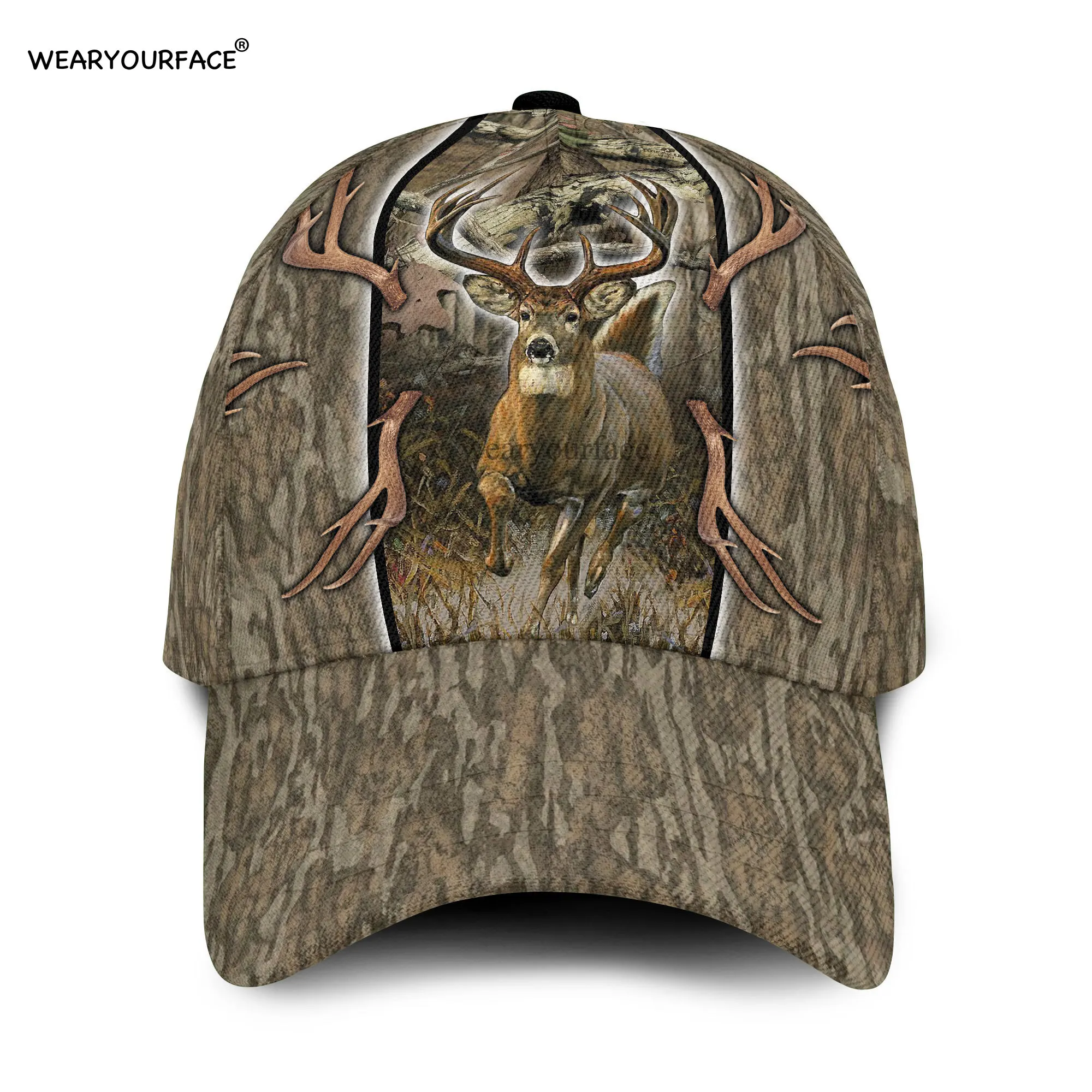 

Love Deer Hunting Wildlife 3D All Over Printed Snapback Hat Men Women Adult Sports Headwear Outdoor Sun Visor Baseball Cap