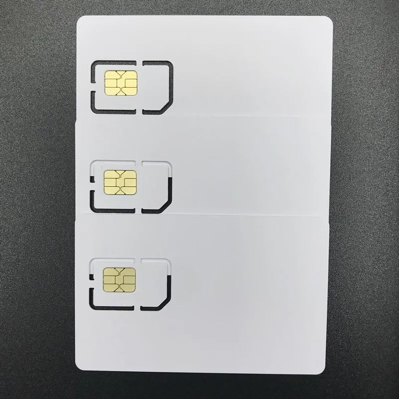 OYEITIMES Cartões SIM EVDO em branco 3G Rede CDMA 2000 Cartão SIM Programável Cartão SIM EVDO Mini, Micro 2FF/3FF/4FF Cartão SIM em branco