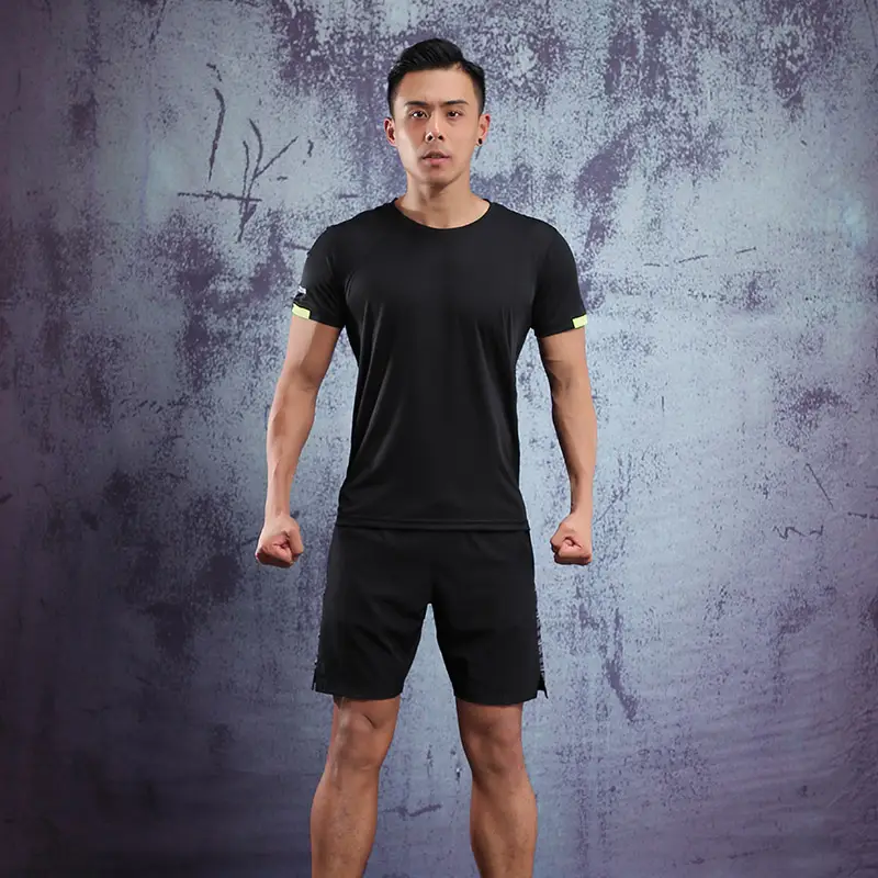 Summer Men’s And Women’s Quick-drying T-shirt Custom Logo Printing Embroidery Team Sportswear Running Shirt, 99.9% Fiber - Image 5