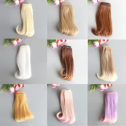 1pcs 15cm*100cm Doll Wigs BJD/SD doll hair DIY High-temperature Wire Many colors Roll inward Wigs